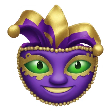 Mardi Gras sticker