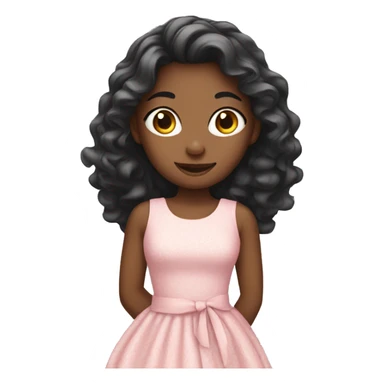 Girl wearing a dress  sticker