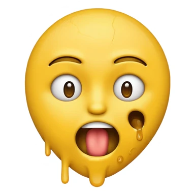 Making an emoji choking itself sticker