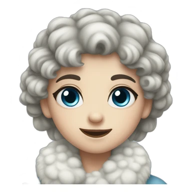 Schneewittchen blaue Augen sticker