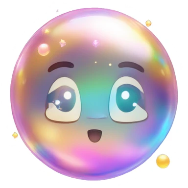 Glittery 3D like bubble effect 𓂺THE MAGIC BOX✨ sticker