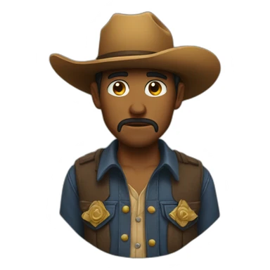sob cowboy sticker