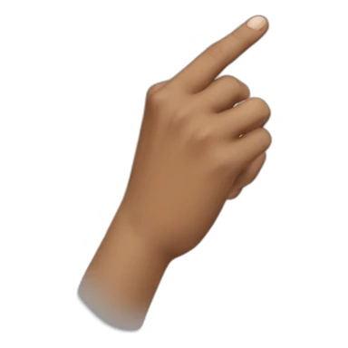 Man with one finger on his nose sticker