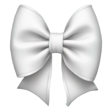 white bow sticker