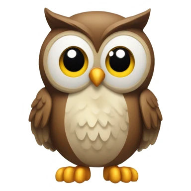 owl with thumb up sticker