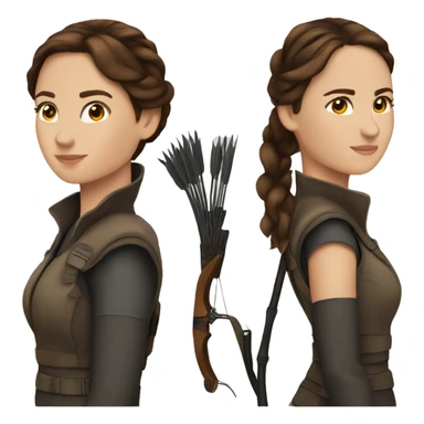 Katniss Everdeen sticker