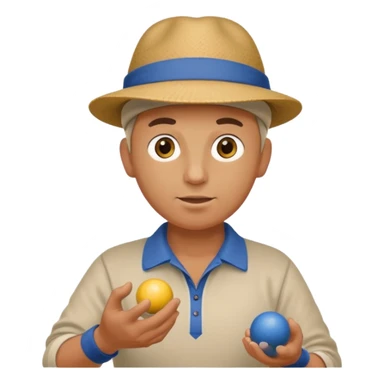 jouer de petanque sticker