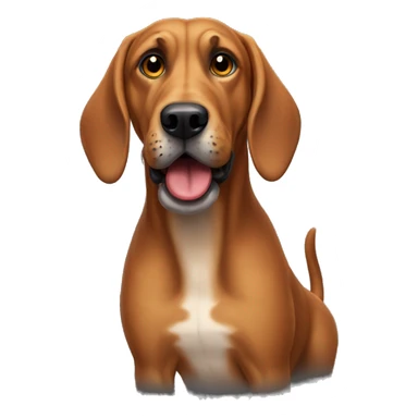 blood hound mix sticker