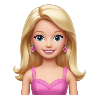 barbie toy sticker