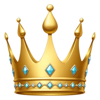 Y2K crown  with the words spoiled  sticker