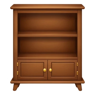 cabinet with a shelf sticker