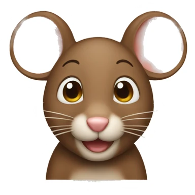 brown mouse jerry sticker