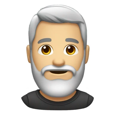 crar emojis de un hombre moreno oscuro de barba corta tipo candado con pelo corto gamer sticker
