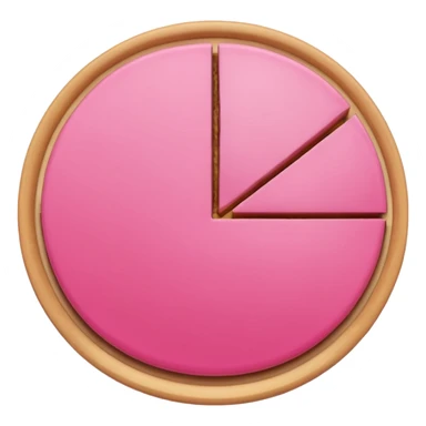 Pie chart pink aesthetic   more sticker