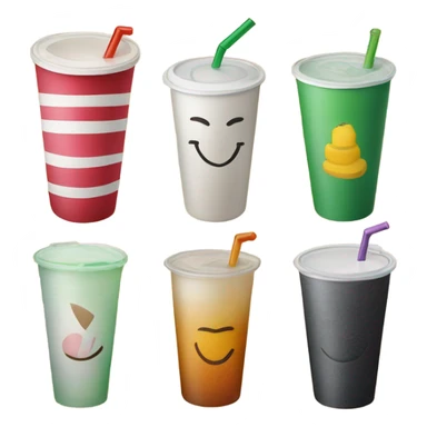 Drinks with check mark  sticker