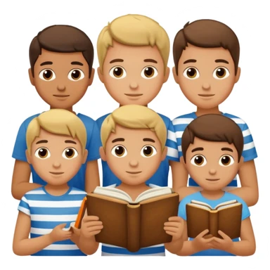 greek book kids sticker