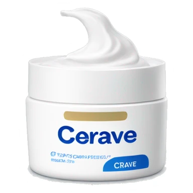 eye cream bottle with label cerave style  sticker