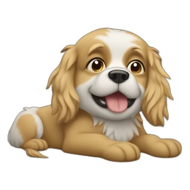 Cabane sur le chien sticker