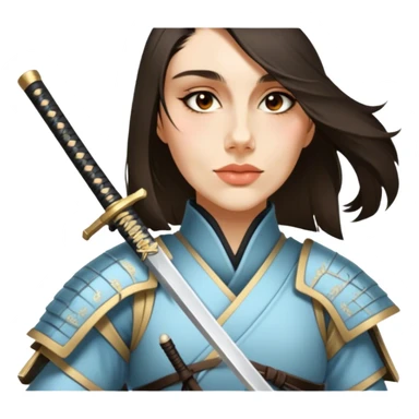 Elegant Samurai sticker