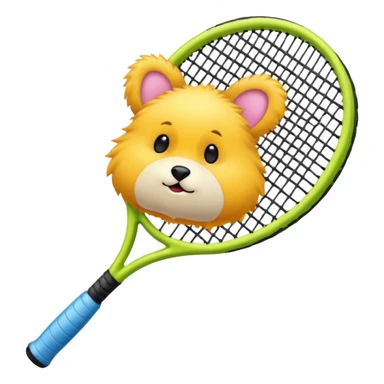 Tennis-Racket Animals sticker