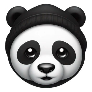 Emo panda sticker