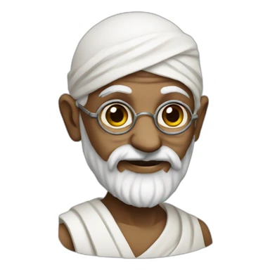Gandhi sticker