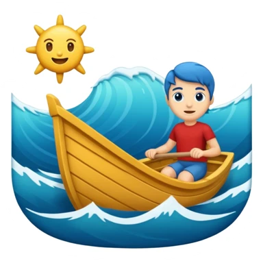 navegar por el mar sticker