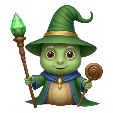 snail wizard sticker