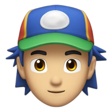 Ash ketchum sticker
