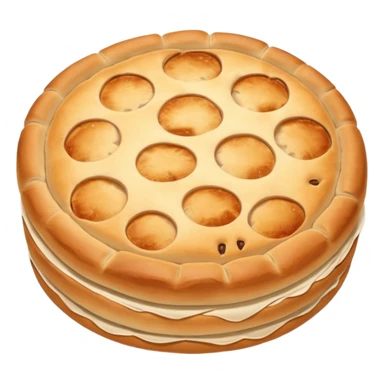 round focaccia without seasoning sticker