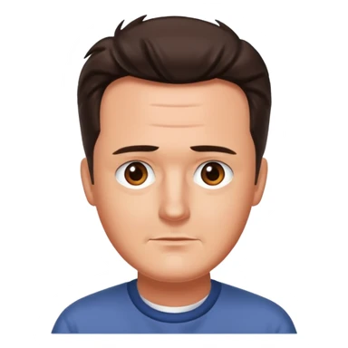 chandler bing of friends sticker