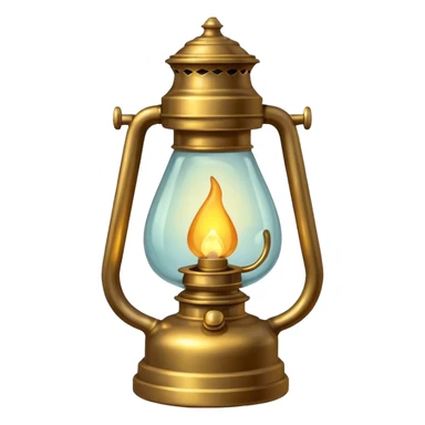 oil lamp light sticker
