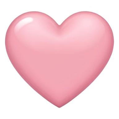 baby pink heart sticker