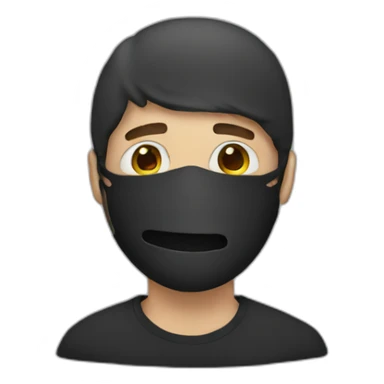 guy in a mask sticker
