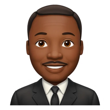 Fatt Martin Luther King JR. sticker