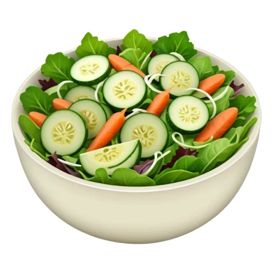 BOWL DI INSALATA,  iperrealistico 4k, No tomatoes sticker