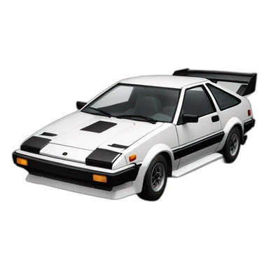 The ae 86 from initial D sticker
