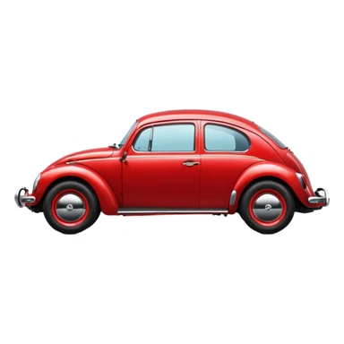 vw beetle side view sticker