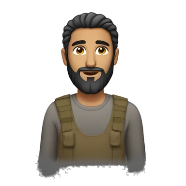 Hot Afghan man with beard sticker