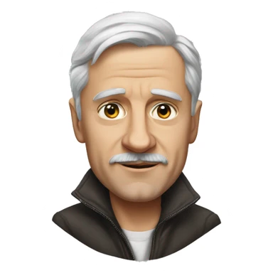 photorealistic Viktor Chernomyrdin sticker