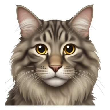 Main coon cat sticker