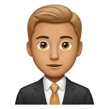 man in suit who looks like an interviewer sticker