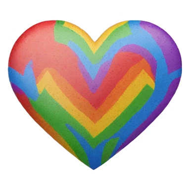 Lgbt heart sticker