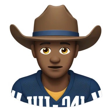 Cowboy fan crying  sticker
