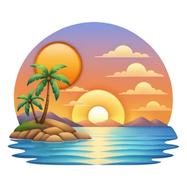 Wind, breeze, calm ,views, sunset, peace sticker