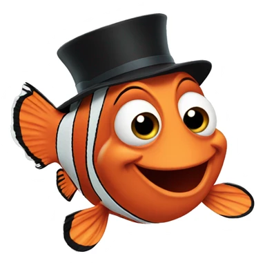 nemo with hat sticker