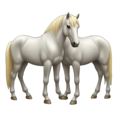 Cheval à trois tête  sticker