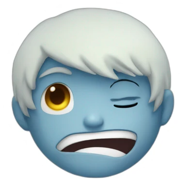 Blue exorcist sticker