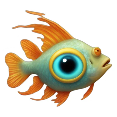 Poisson-cyclope-avec-un-oeul-galactique sticker