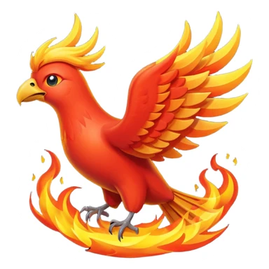 Fire-bird sticker